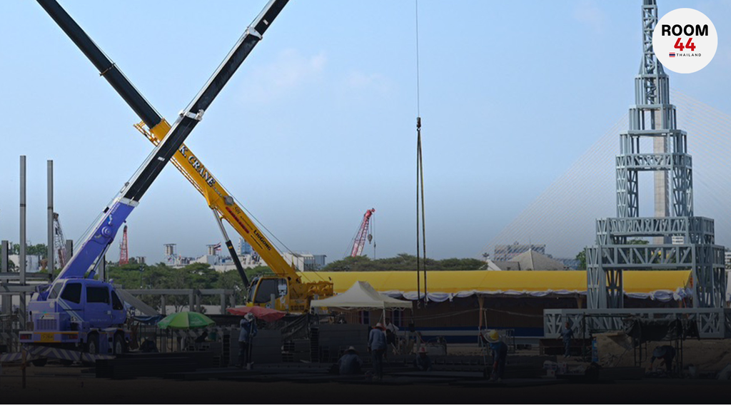 เตรียมยกเสาเอกพระเมรุมาศ “ซาบีดา” ตรวจงานใกล้ชิด เน้นความวิจิตรสมพระเกียรติ พระเมรุมาศ สมเด็จพระบรมราชชนนีพันปีหลวง